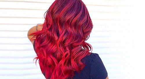 رنگ مو قرمز روشن